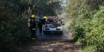 Incendio de Automovil en Transito