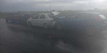 Choque en cadena en Punta Alta participaron 4 vehículos.