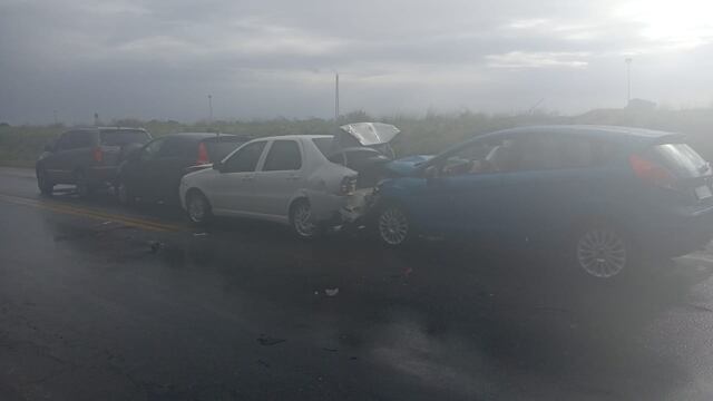 Choque en cadena en Punta Alta participaron 4 vehículos.