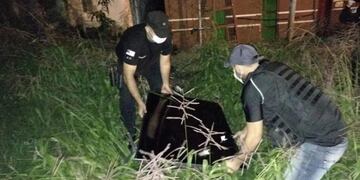 Recuperaron un televisor robado en Bernardo de Irigoyen.
