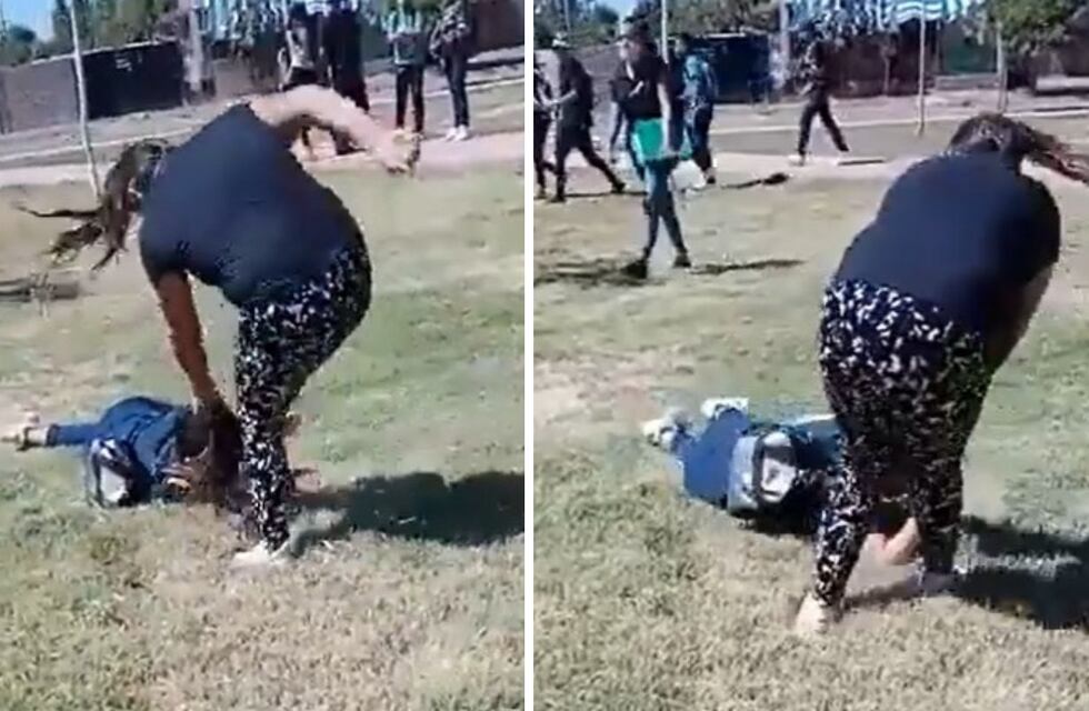 Una estudiante mendocina golpeó a otra a la salida de la escuela y la dejó en el suelo