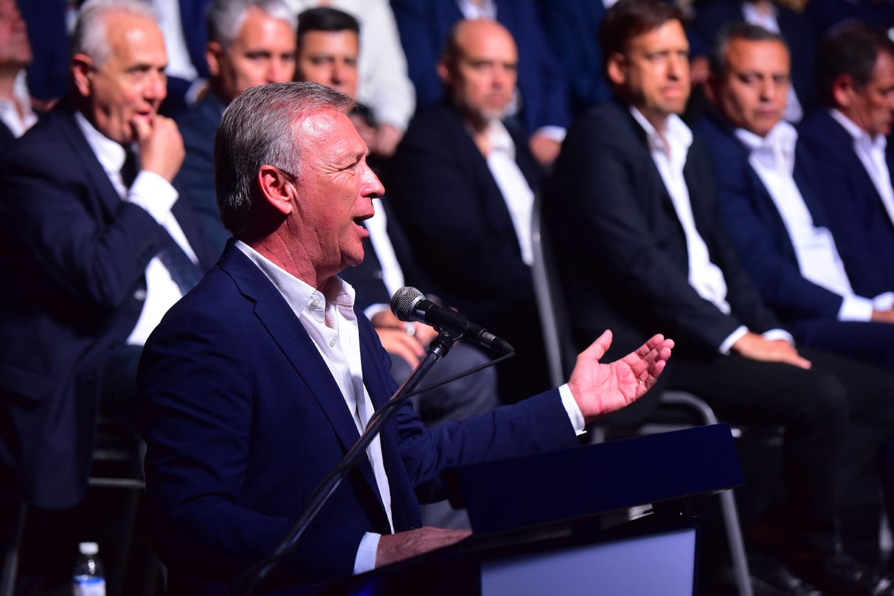 Andrés Fassi presentó su candidatura a la presidencia de Talleres.  (Nicolás Bravo / La Voz)