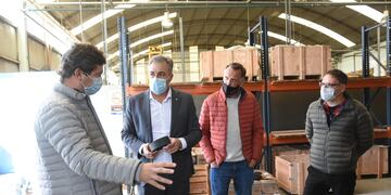 Visita de Castellano, Peiretti y Menardi a Engracor