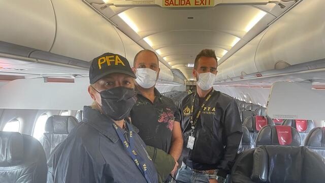 Cositorto llegó este lunes al país extraditado desde República Dominicana.