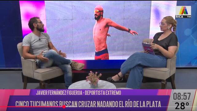 Javier Fernández Figueroa: “Vamos a intentar nadar 42 kilómetros en el río más ancho del mundo”