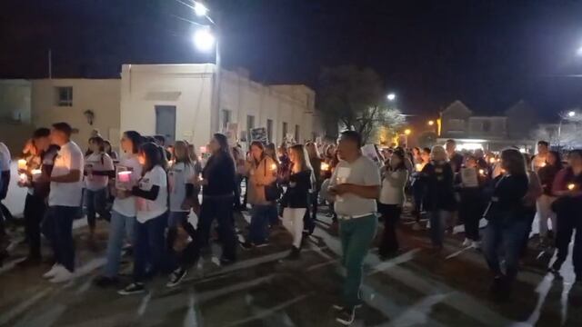 Familiares y amigos pidieron el esclarecimiento del crimen de Santiago Aguilera.