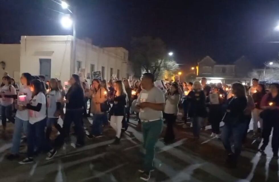 Traslasierra volvió a marchar por Santiago Aguilera: “Necesitamos que los culpables estén detenidos”