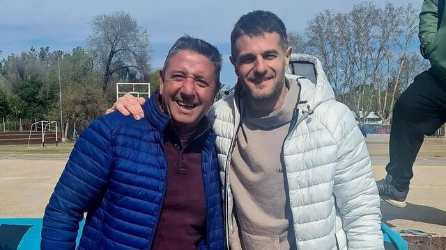 La filial de Belgrano, con Pablo Vegetti y el intendente de Mendiolaza, Daniel Salibi.