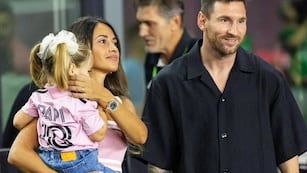 Los Messi ¿ensayando para la nena?