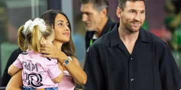 Los Messi ¿ensayando para la nena?