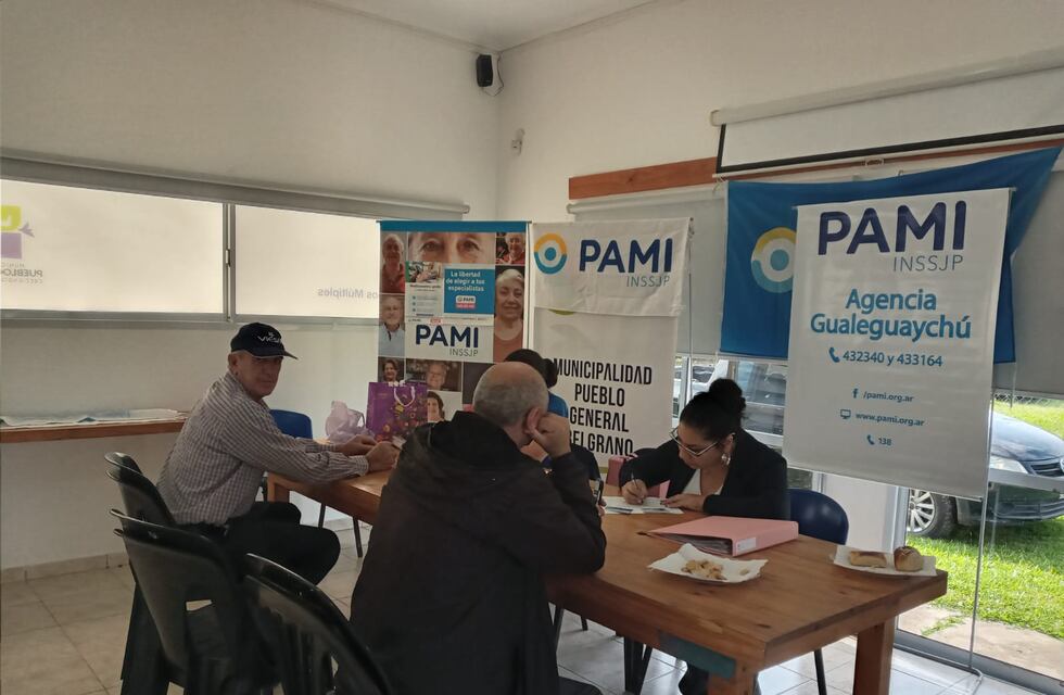 Numerosa presencia de adultos mayores en Pueblo Belgrano para ingresar al empadronamiento de PAMI