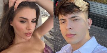 Rusherking y Mar Lucas juntos en la playa