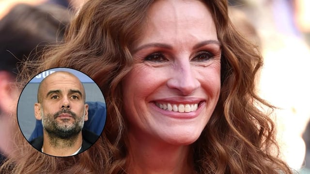 Julia Roberts y Pep Guardiola