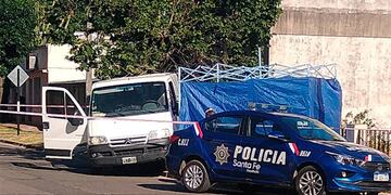 Ariel del Luján Simoncini (55) falleció cerca del cruce de Zelaya y Matheu.