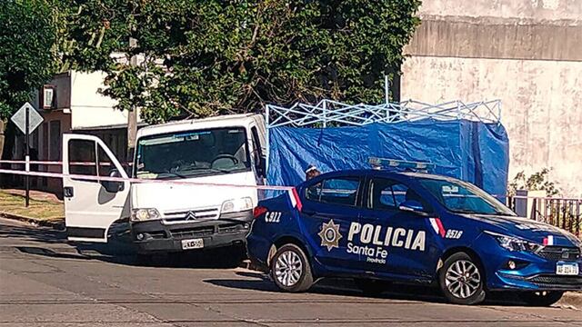 Ariel del Luján Simoncini (55) falleció cerca del cruce de Zelaya y Matheu.