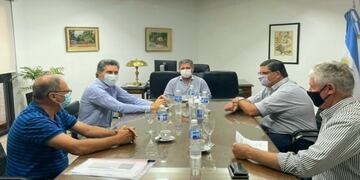 La Mesa de Enlace de Entre Ríos se reunió con gerente del Banco Entre Ríos