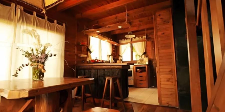 Ubicada en las sierras de Córdoba, la casa de la conductora es un sueño.