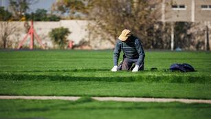 Avanzan las obras en La Agustina y cada vez falta menos para la inauguración de la primera etapa de la Ciudad Deportiva. (Prensa IACC).