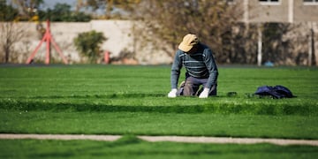 Avanzan las obras en La Agustina y cada vez falta menos para la inauguración de la primera etapa de la Ciudad Deportiva. (Prensa IACC).