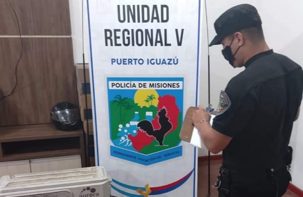 Puerto Iguazú: llevaba un motor de aire acondicionado y fue detenido