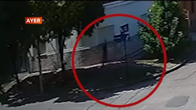 El hombre se hizo el distraído, dejó que la joven lo sobrepase y la tomó de atrás. (Foto: captura El Doce)