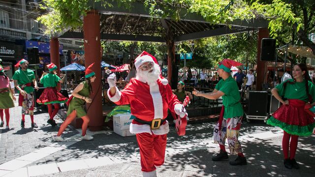 La Navidad ya se vive en la Ciudad de Mendoza. Foto: Prensa Ciudad de Mendoza