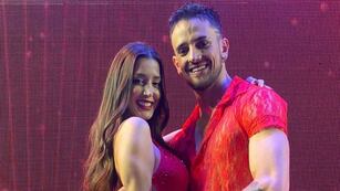 La venadense y Rodrigo Gutta no la pasaron bien en la cuarta ronda del concurso televisivo.