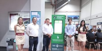 Este tótem se suma a los ya instalados en la Terminal de Ómnibus y la Oficina de Información Turística.