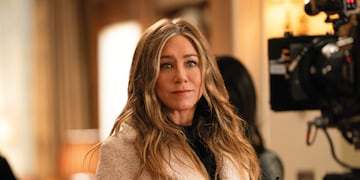 Jennifer Aniston en una escena de "The Morning Show". (AP)