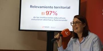 La secretaria de Coordinación y Gestión de Recursos, Florencia González.
