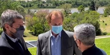 Bordet se reunió con Lammens y Zabaleta.