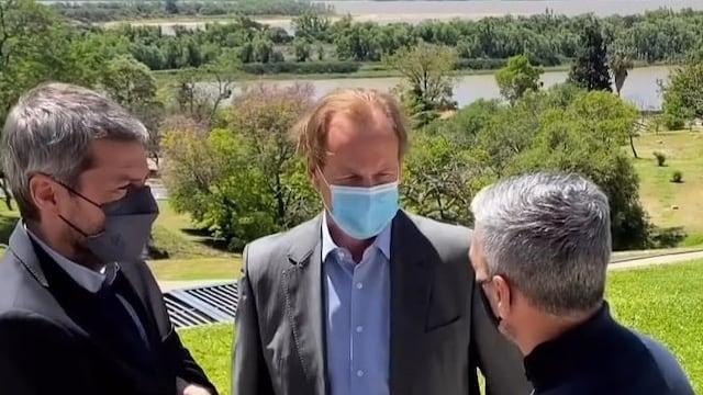 Bordet se reunió con Lammens y Zabaleta.