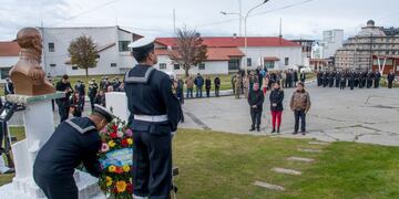 Ushuaia: Homenaje al Almirante Guillermo Brown en su 166º aniversario de su fallecimiento