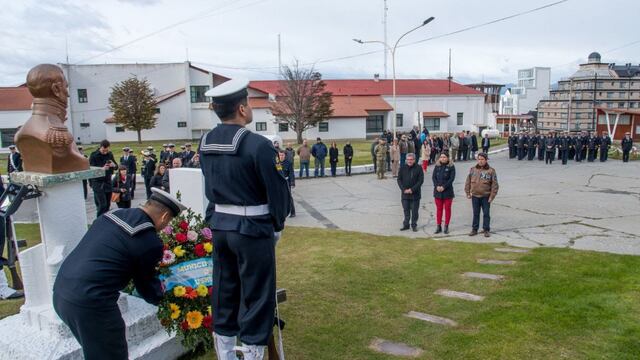 Ushuaia: Homenaje al Almirante Guillermo Brown en su 166º aniversario de su fallecimiento