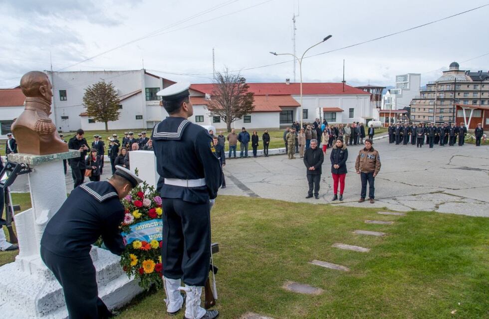 Ushuaia: Homenaje al Almirante Guillermo Brown en su 166º aniversario de su fallecimiento