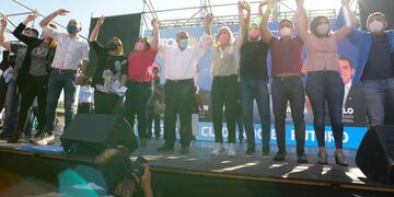 Manzur cerró la campaña de Lealtad Peronista en Banda del Río Salí.