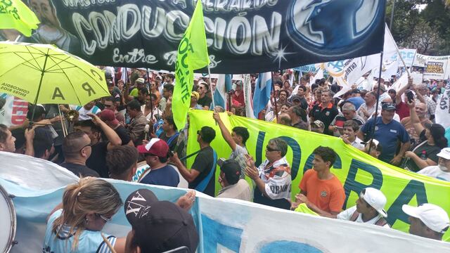Paro Nacional en Concordia.
