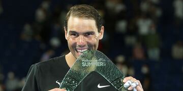 Rafael Nadal se quedó con el Summer Set de Melbourne, la antesala del Abierto de Australia. /AP