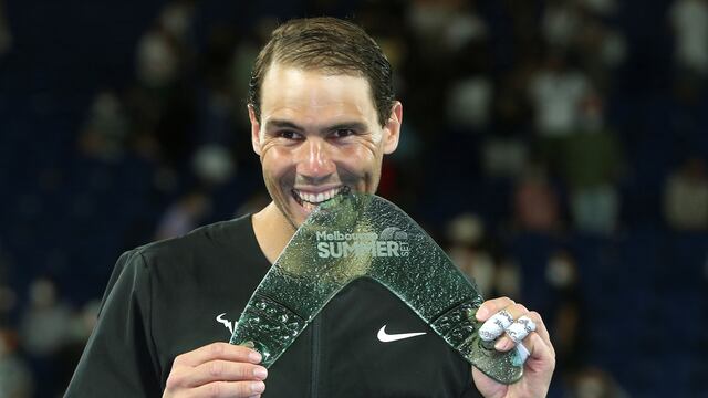 Rafael Nadal se quedó con el Summer Set de Melbourne, la antesala del Abierto de Australia. /AP