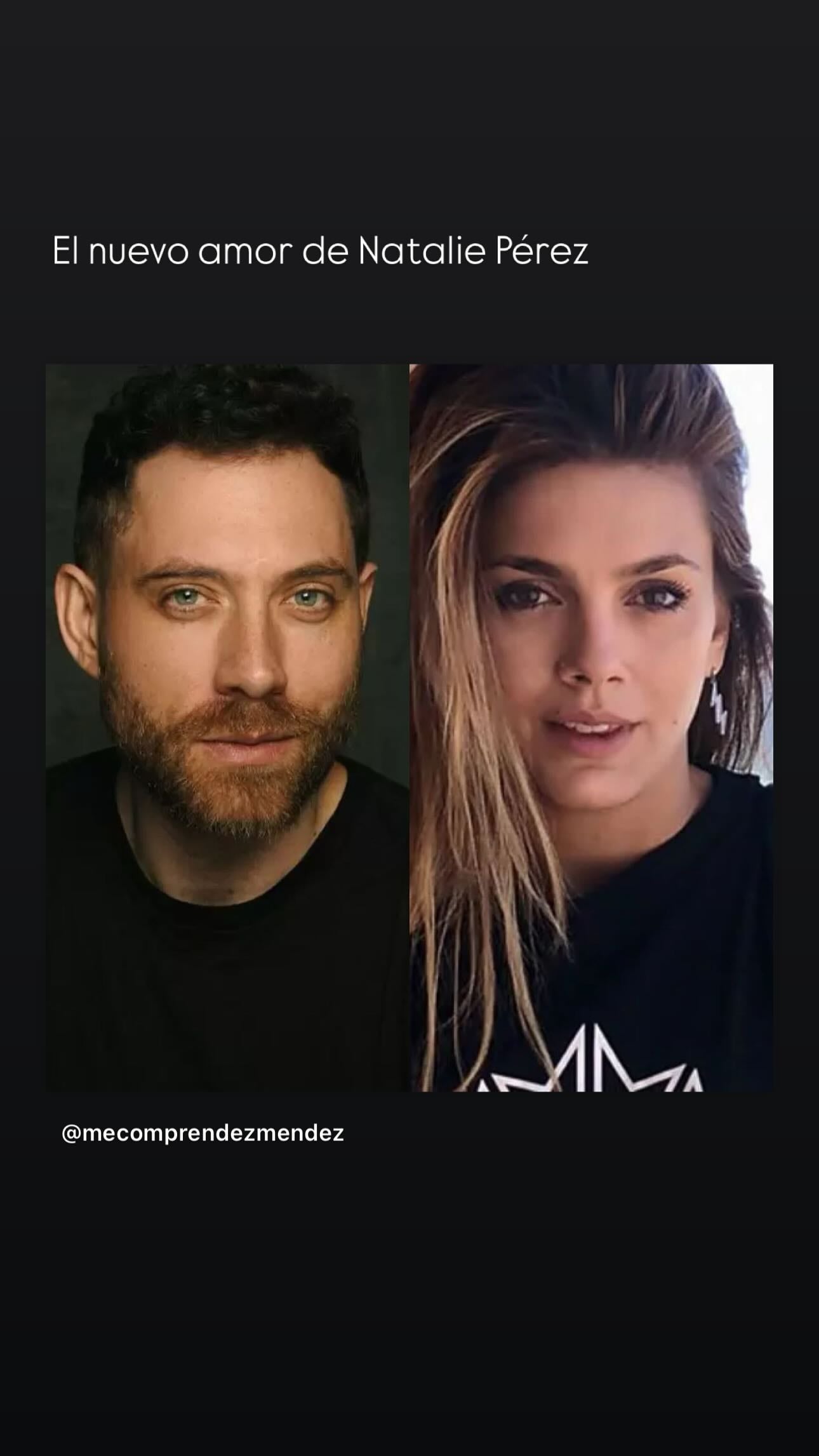 El nuevo amor de Natalie Pérez.