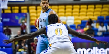 Facundo Campazzo fue la figura del equipo ante Islas Vírgenes. Foto: @CABBOficial