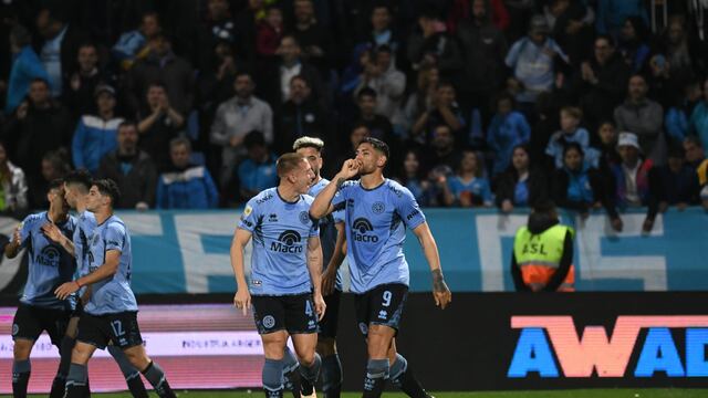 Beglrano empezó en ganador, por el doblete del refuerzo Lucas Passerini (Facundo Luque La Voz).