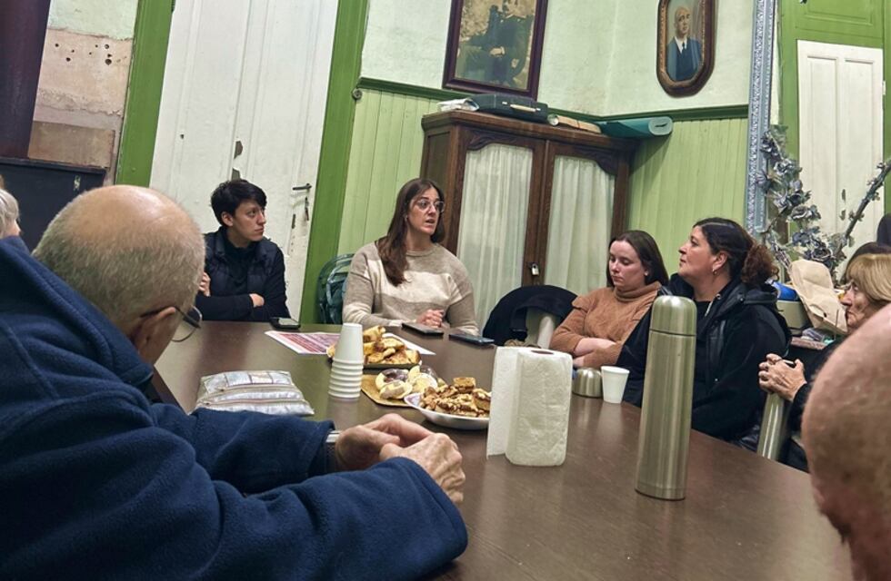 Lucía Gómez de visita en Estación Vásquez