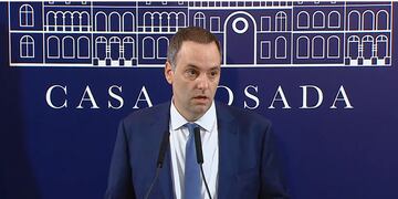 Manuel Adorni, voceo presidencial de Javier Milei. Foto: La Voz