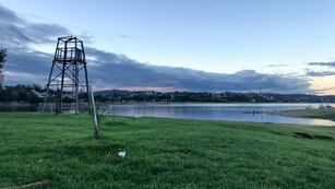 Carlos Paz paisaje nublado.