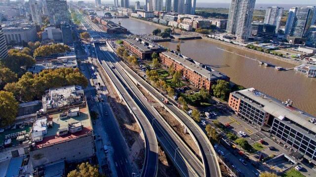 El Paseo del Bajo. (Télam)