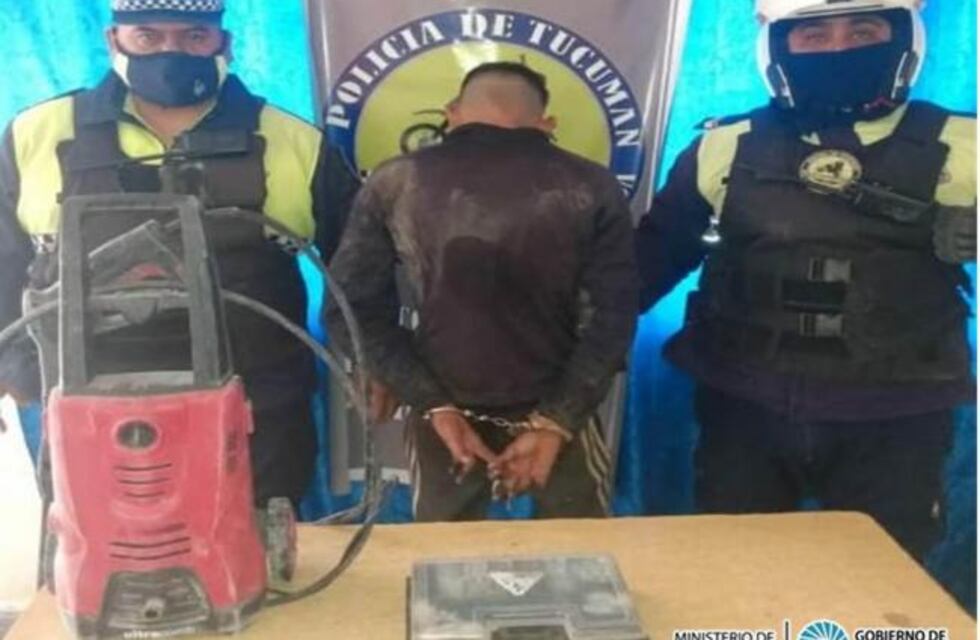 Robó en tres casas de Lomas de Tafí y fue detenido
