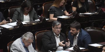 El jefe del bloque oficialista, Germán Martínez, quiere ampliar la sesión pedida por Hacemos Coalición Federal (Foto: Federico López Claro)
