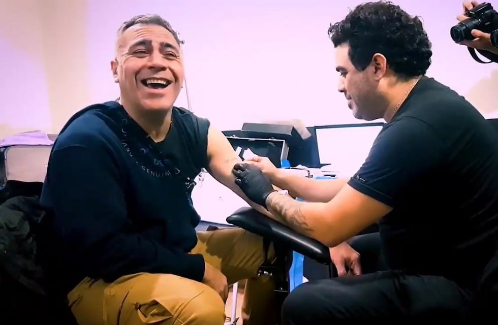 El “Loco” Amato mostró su nuevo tatuaje y emocionó a sus fanáticos