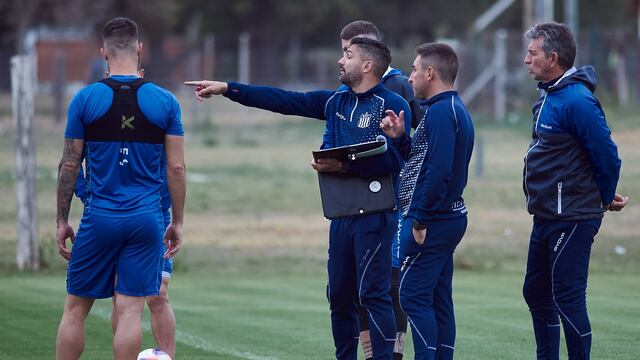"En Talleres soy feliz", aseguró el DT Javier Gandolfi (Prensa Talleres).